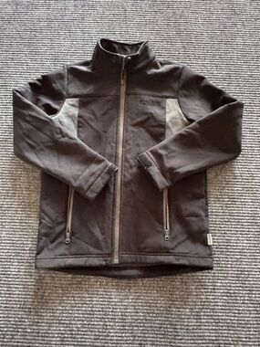 Magellan Outdoors Boys lined Rainjacket windbreaker Fishing jacket sz 8